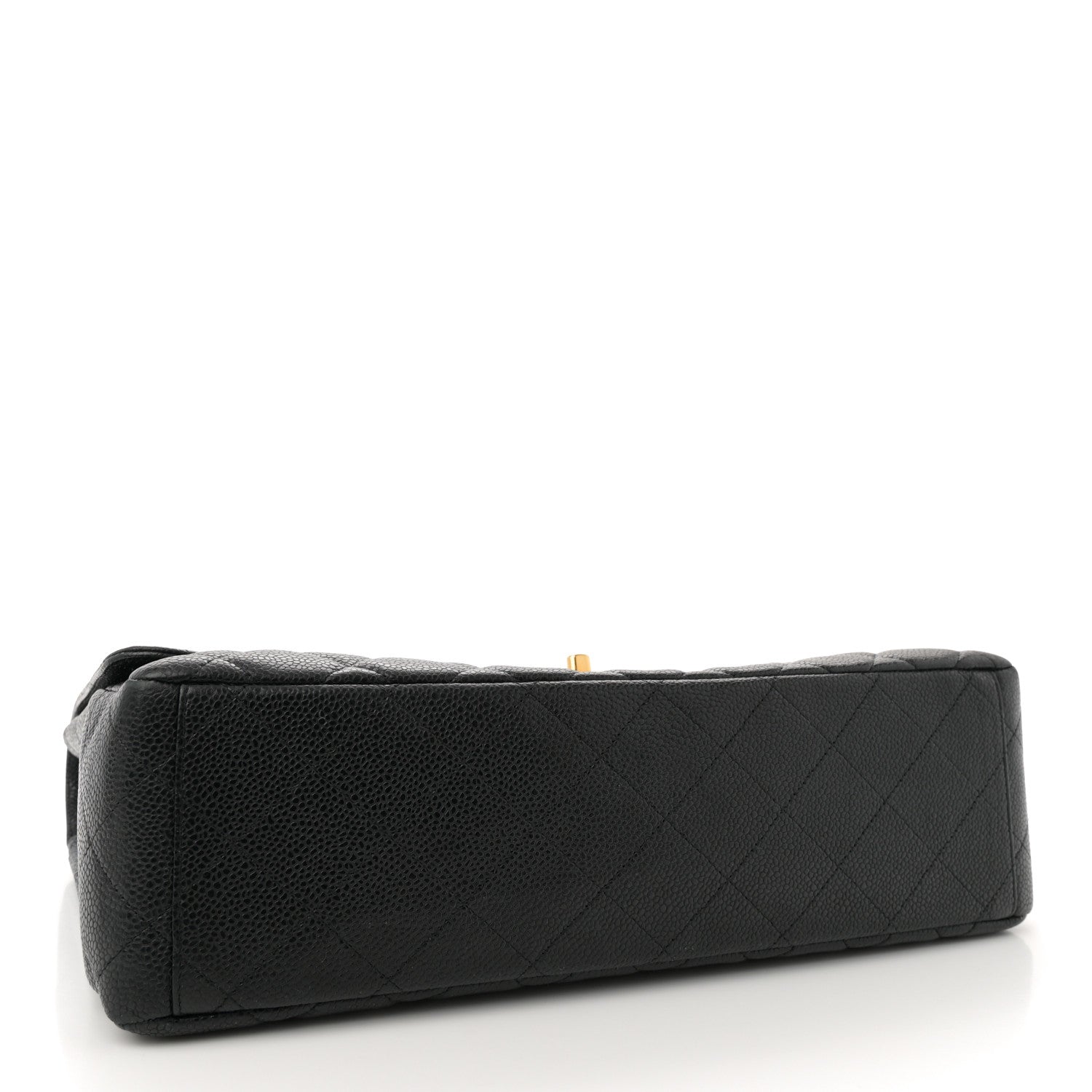 Caviar Quilted Maxi Single Flap Black