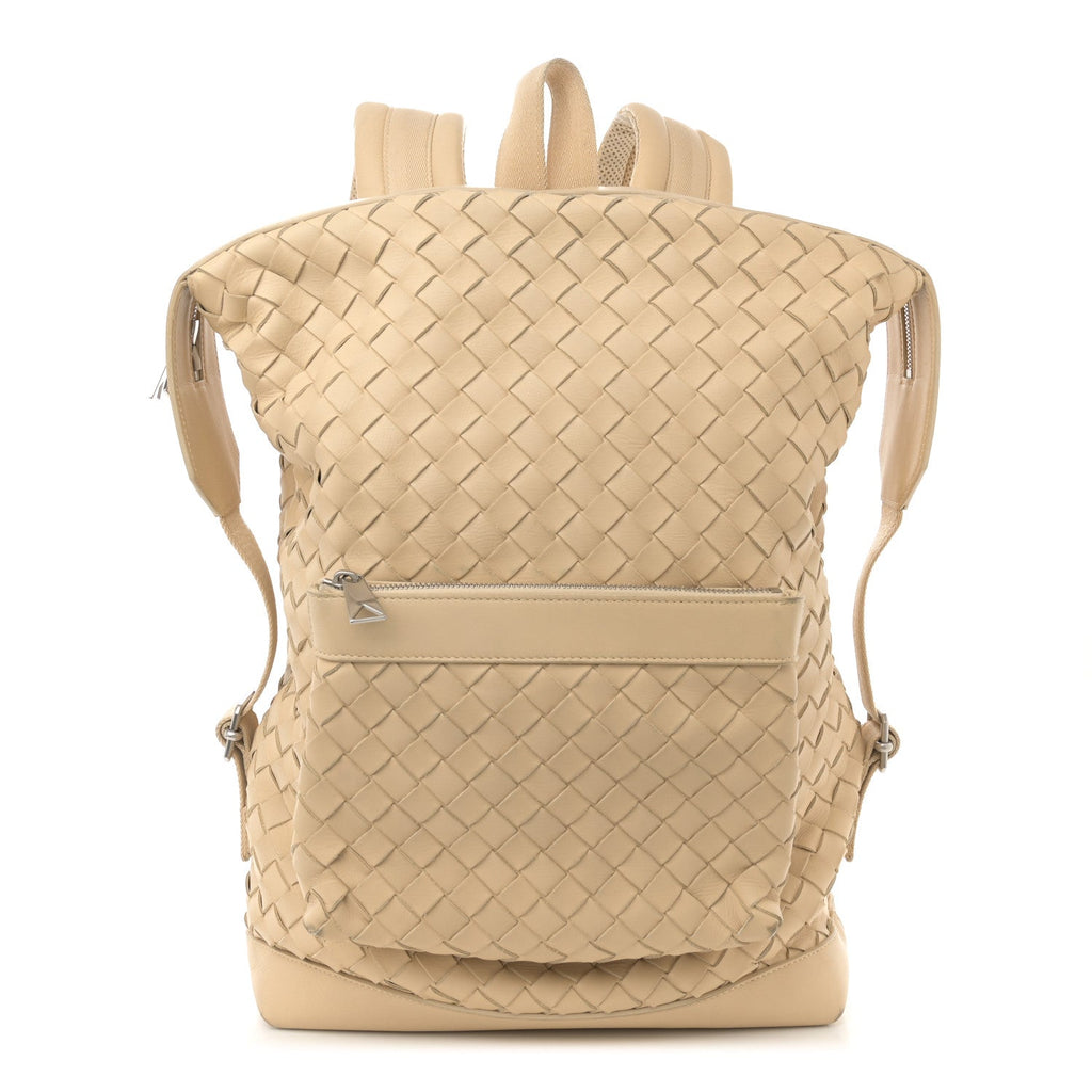 Calfskin Intrecciato Hydrology Backpack Porridge