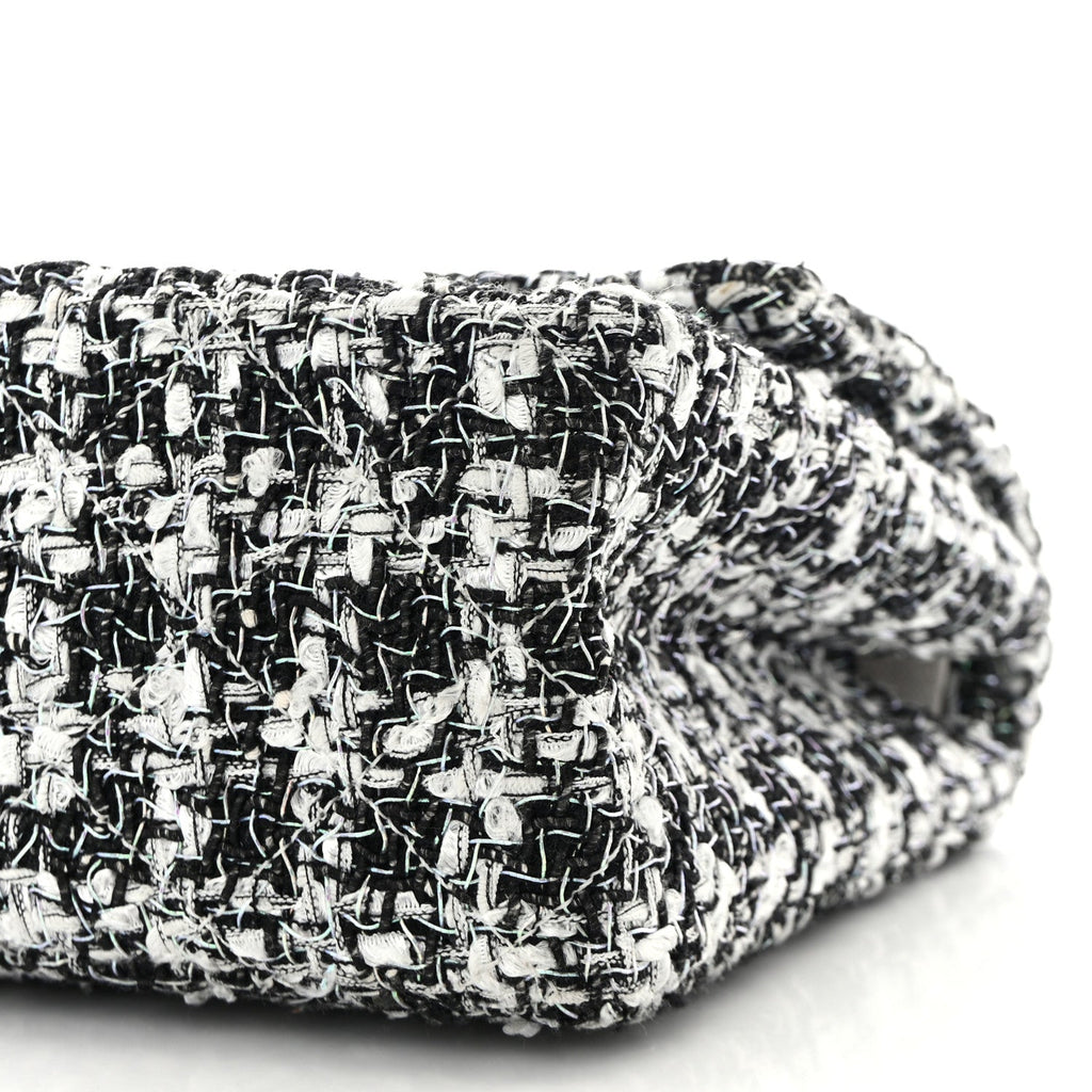 Tweed Quilted Resin 2.55 Reissue 226 Flap Black White