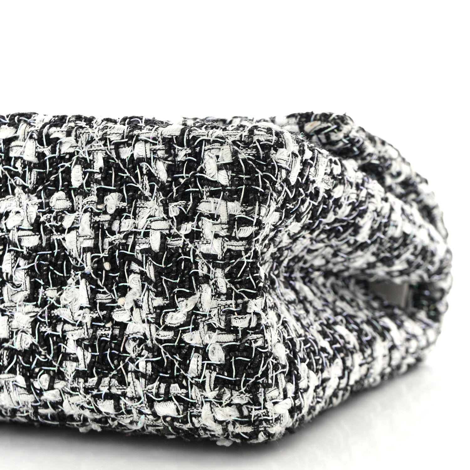 Tweed Quilted Resin 2.55 Reissue 226 Flap Black White