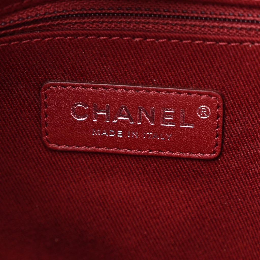 Canvas Small Deauville Tote Red