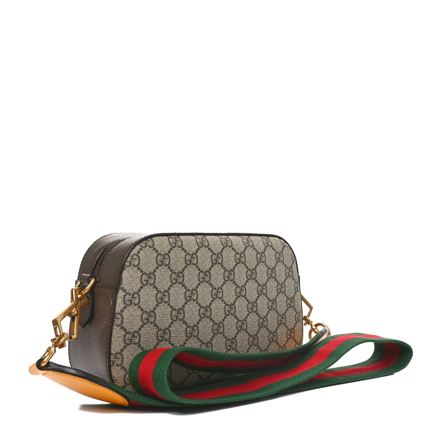 GG Supreme Monogram Web Neo Vintage Shoulder Bag Beige New Acero Crop