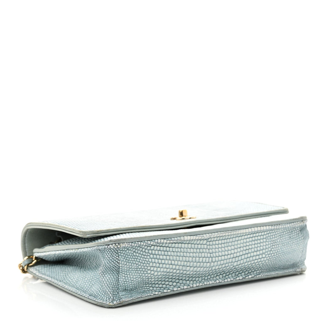 Lizard Wallet on Chain WOC Light Grey