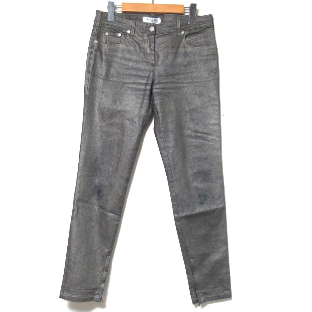 Christian Dior Hem Zip Up Denim Pants