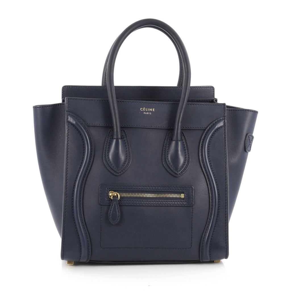 Luggage Handbag Smooth Leather Mini