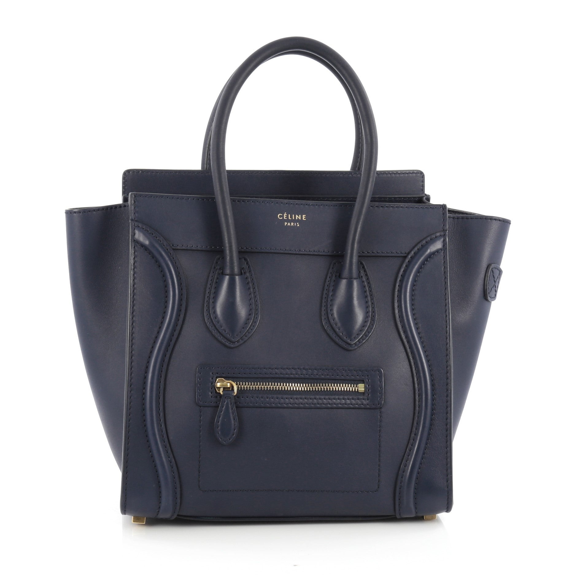 Luggage Handbag Smooth Leather Mini