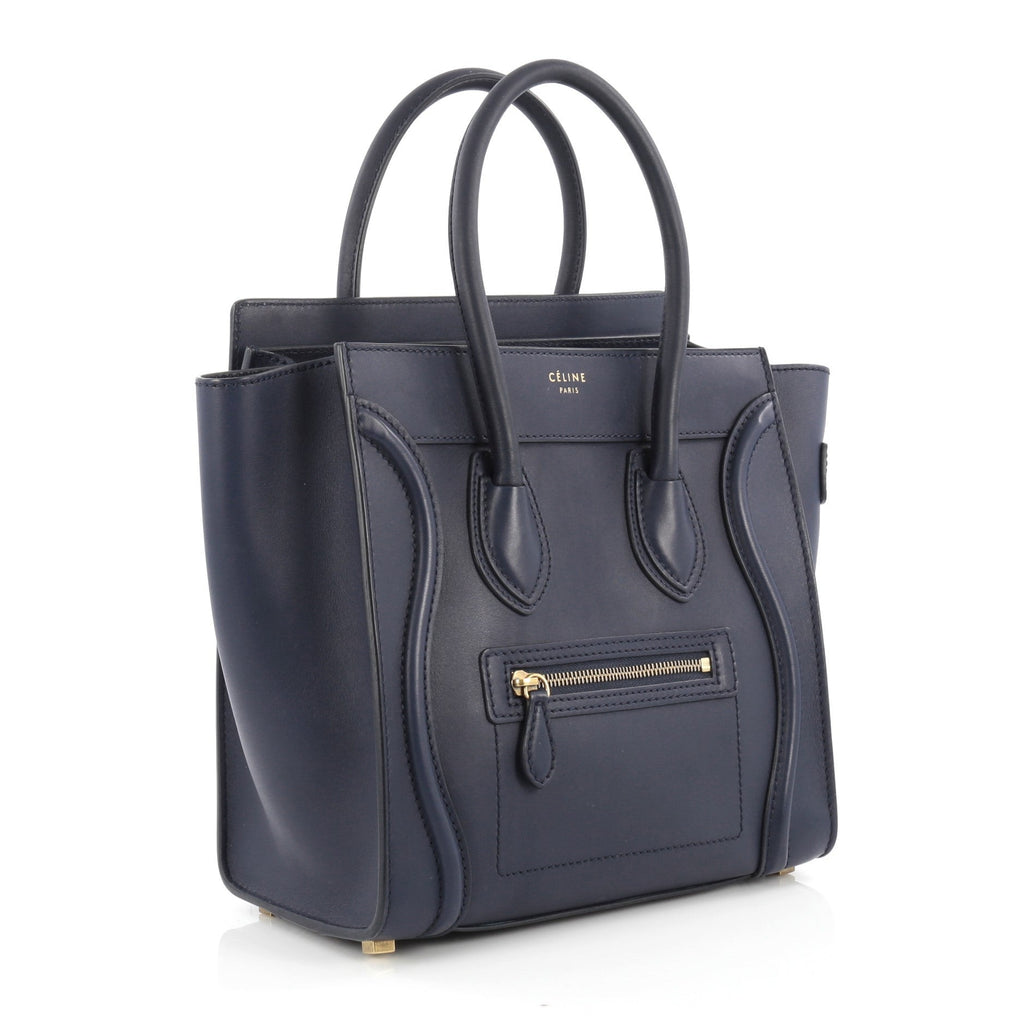 Luggage Handbag Smooth Leather Mini