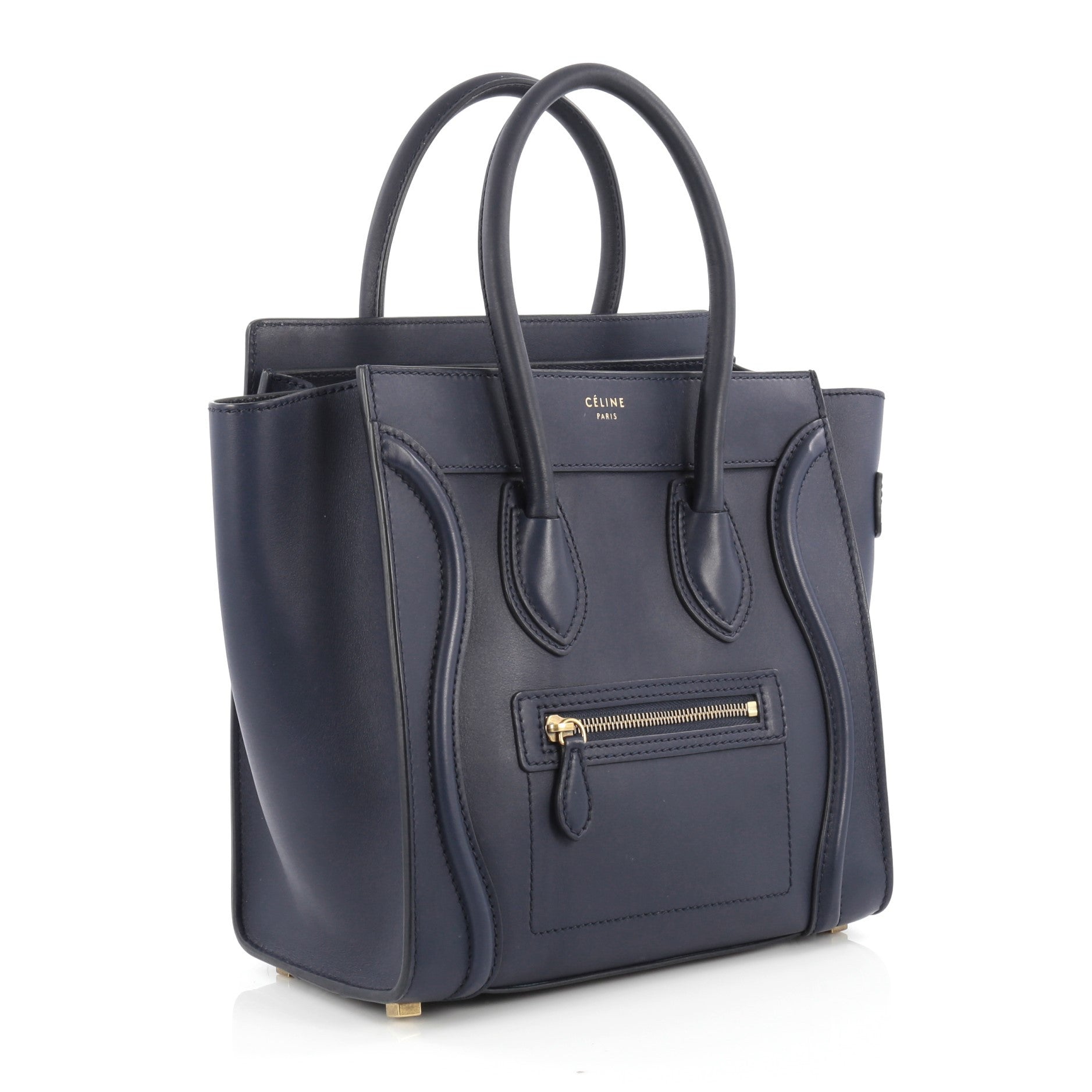 Luggage Handbag Smooth Leather Mini