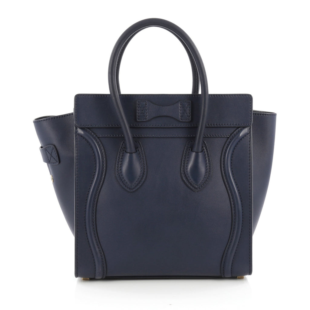Luggage Handbag Smooth Leather Mini