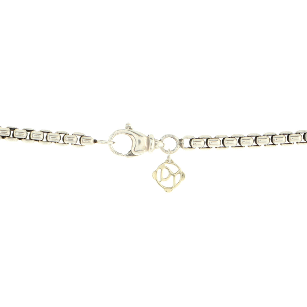 2.7mm Box Chain Necklace Sterling Silver 36"