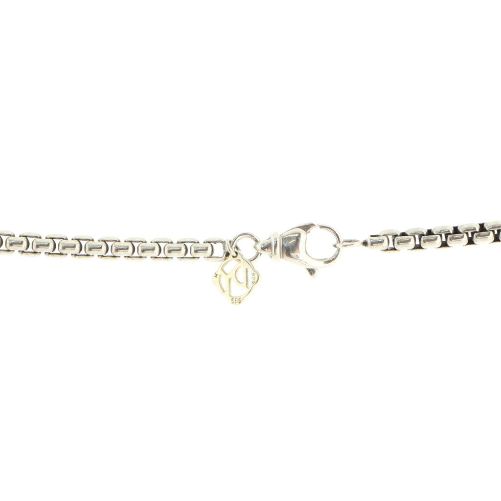 2.7mm Box Chain Necklace Sterling Silver 36"