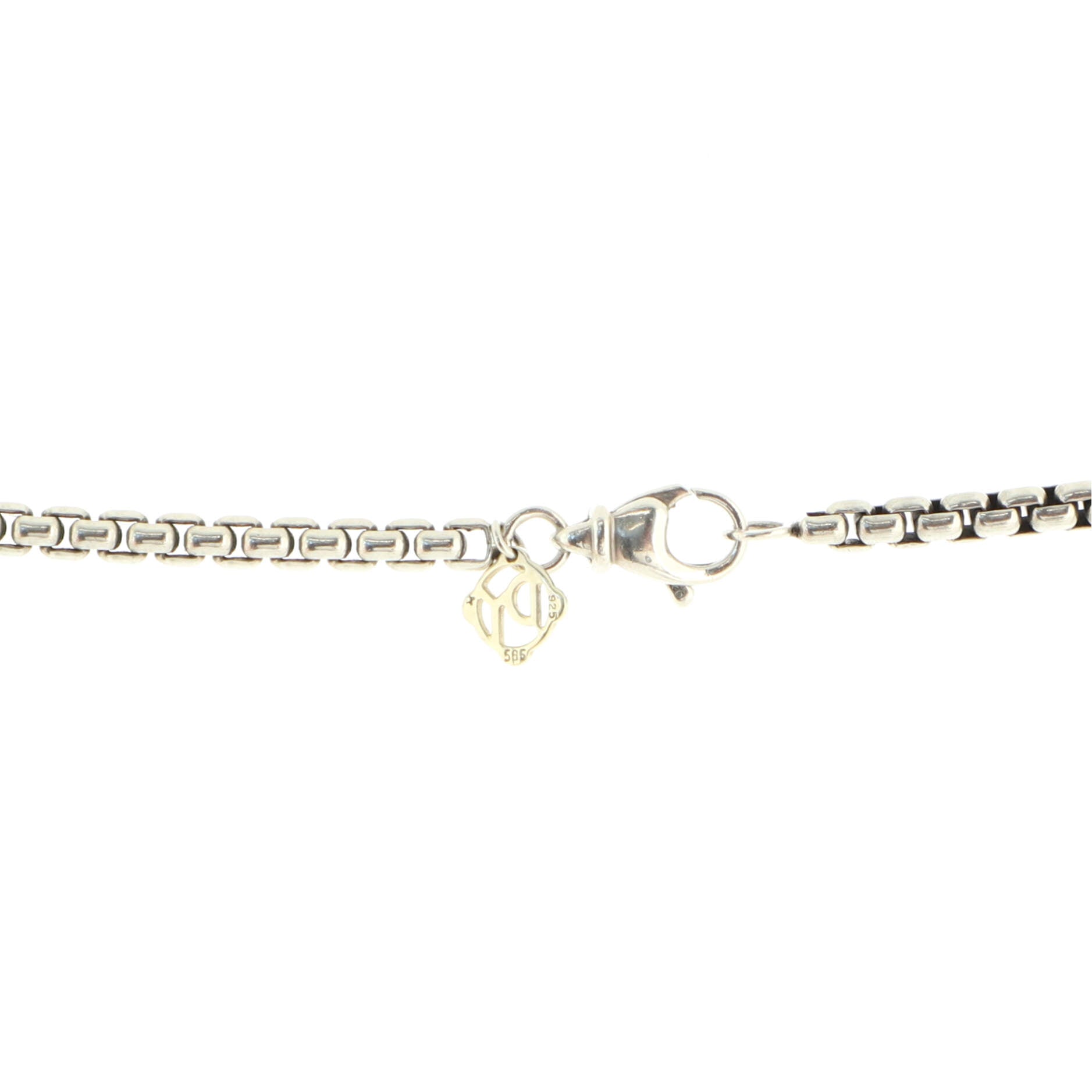2.7mm Box Chain Necklace Sterling Silver 36"