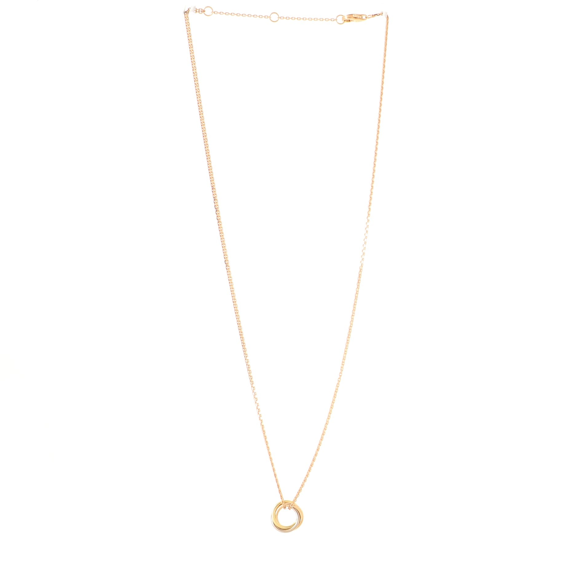 Trinity Choker Necklace 18K Tricolor Gold