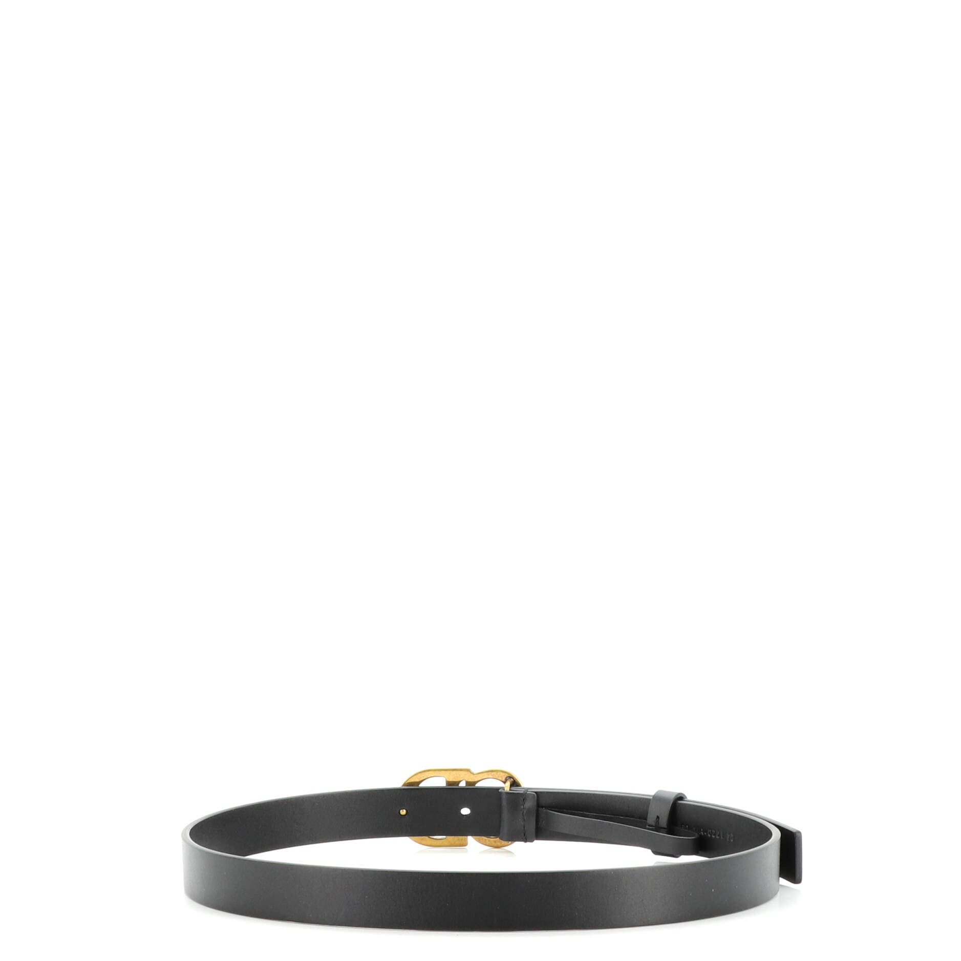 Saddle Belt Leather Thin 70