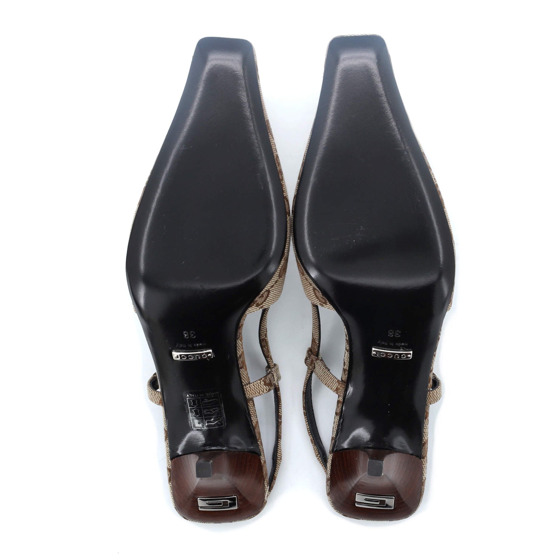 Women's Aria Slingback Pumps GG Canvas