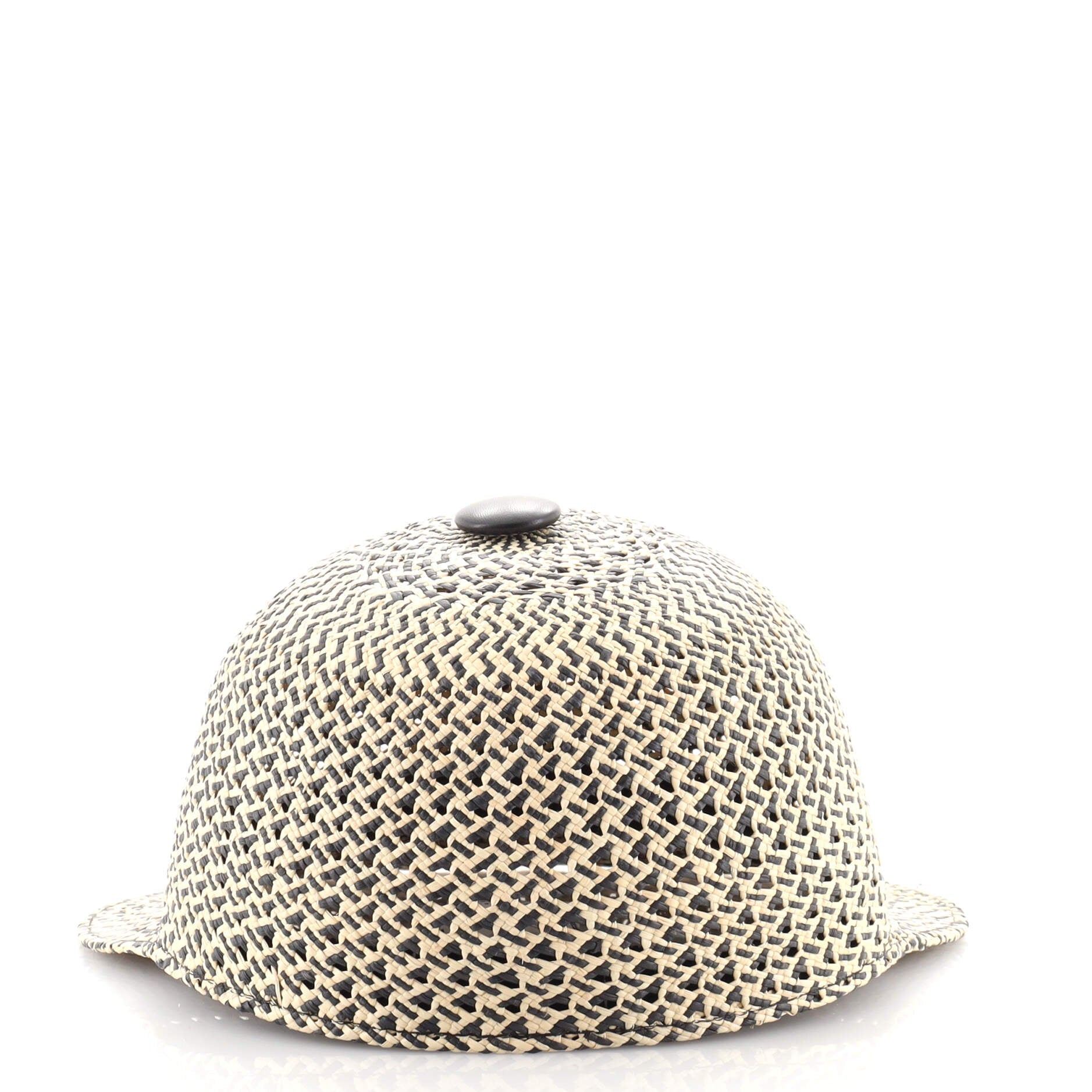 Tanzanie Cap Woven Panama with Lambskin