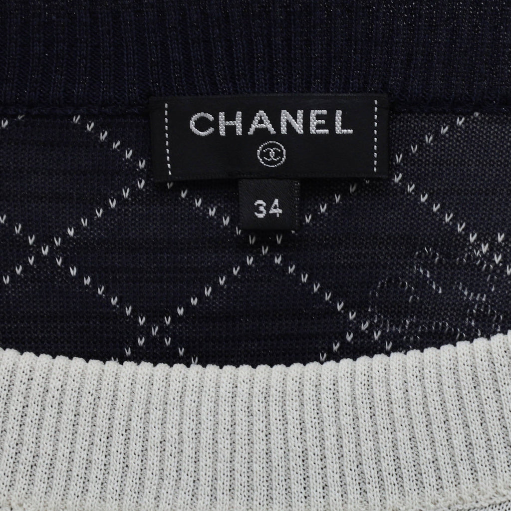 Women's Distressed Crewneck Sweater Paper and Cotton Blend