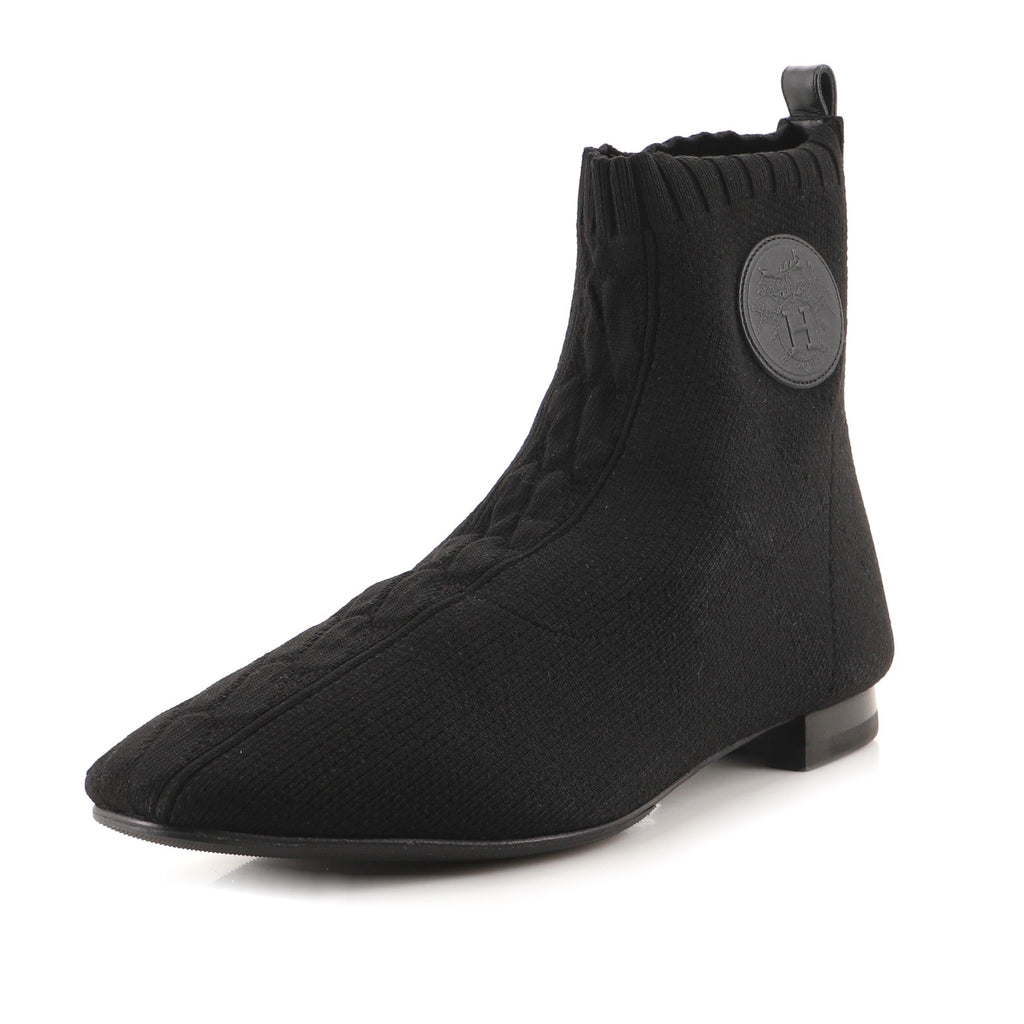 Women's Duo Ankle Boots Knit and Leather