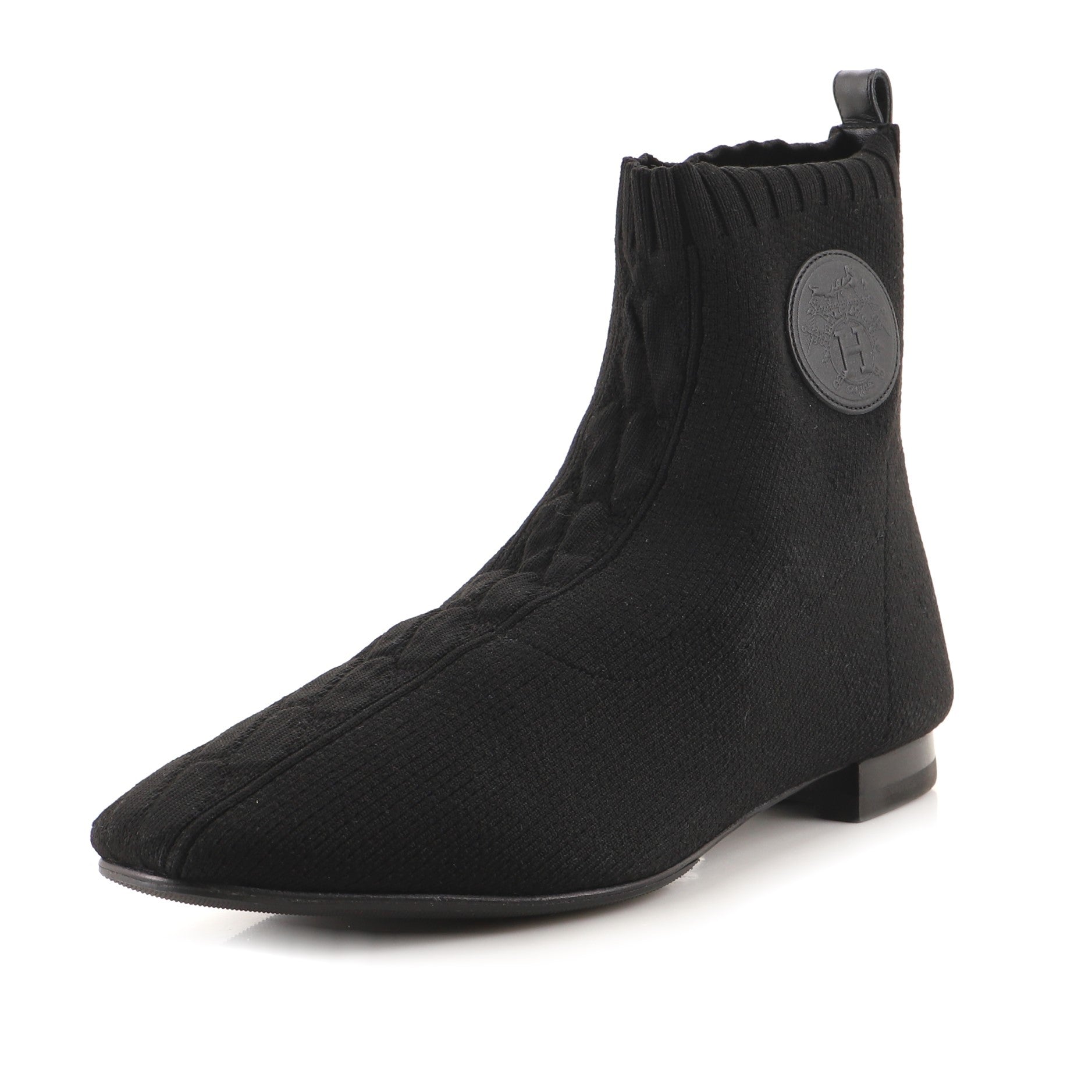 Women's Duo Ankle Boots Knit and Leather