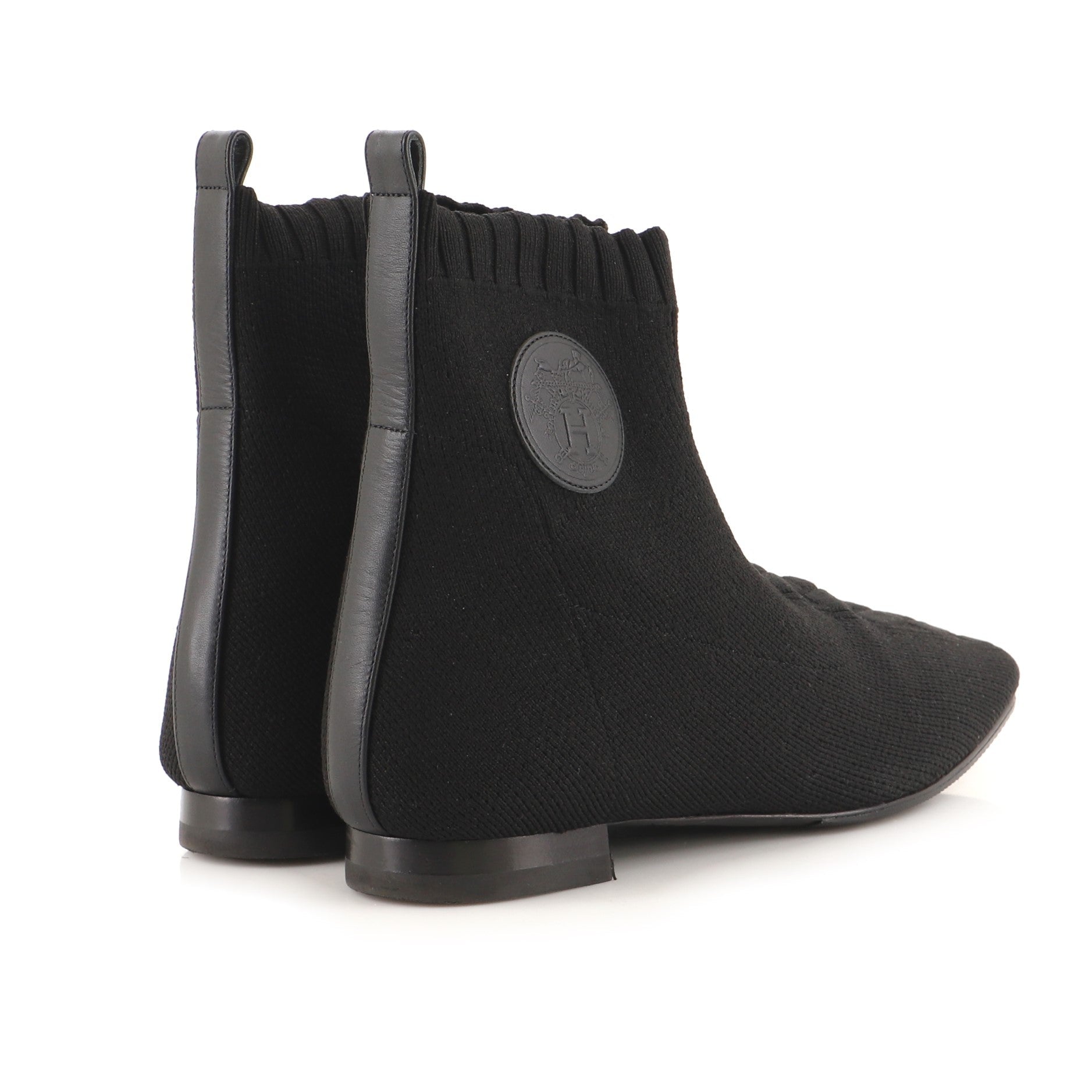 Women's Duo Ankle Boots Knit and Leather