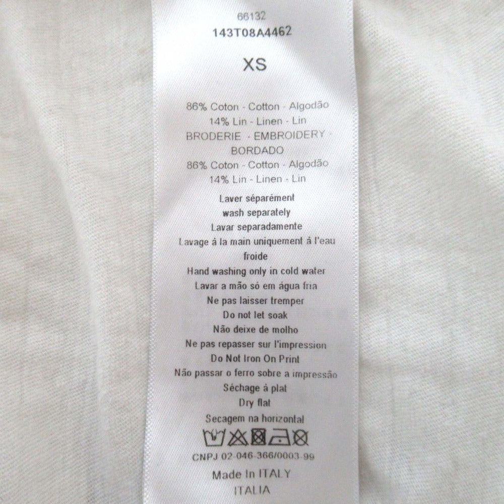 Christian Dior Print Cotton Linen Blend T-shirt