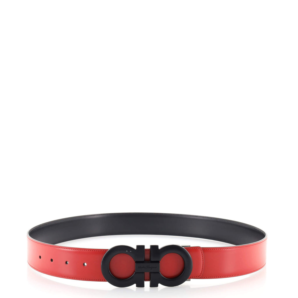 Gancini Belt Leather Wide 90