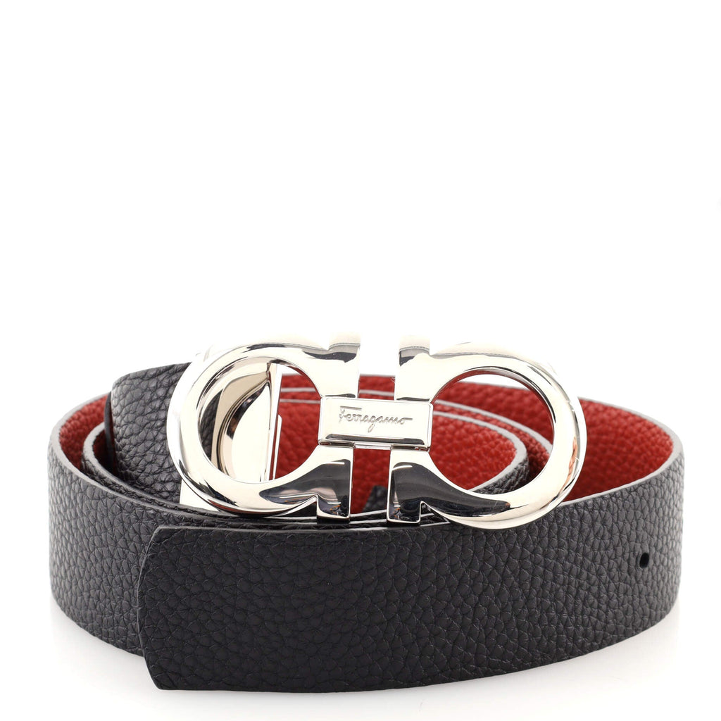 Gancini Reversible Belt Leather Wide 95