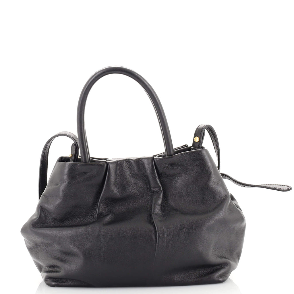 Bow Tote Nappa Leather Mini