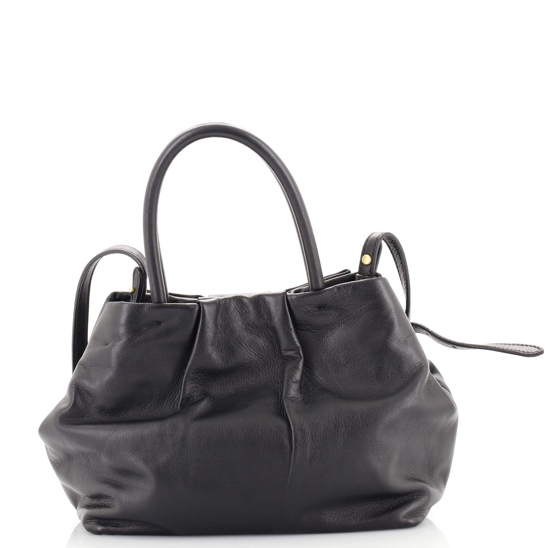Bow Tote Nappa Leather Mini