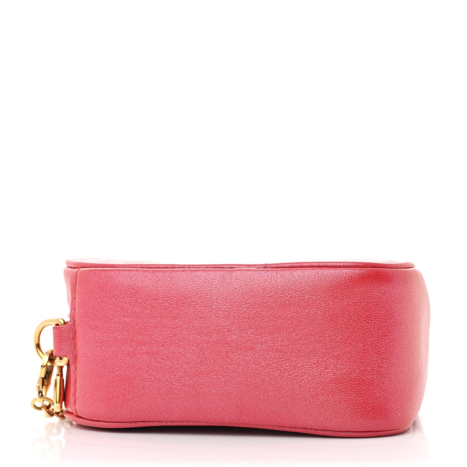 Lambskin Embossed Monogram Fall In Love Sac Coeur Heart Chain Bag Lipstick Red