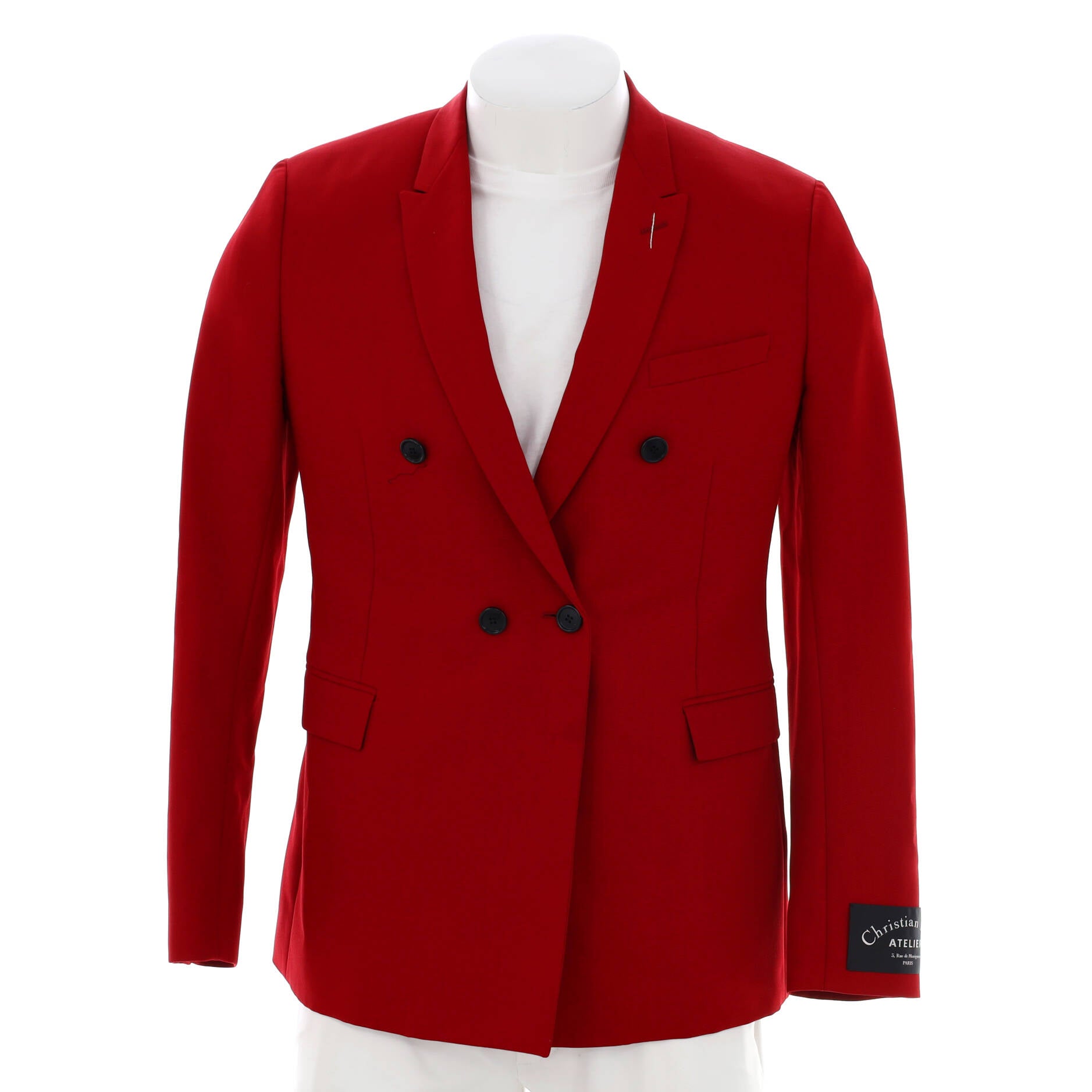 Men's Atelier Double Breasted Blazer Wool and Mohair Blend