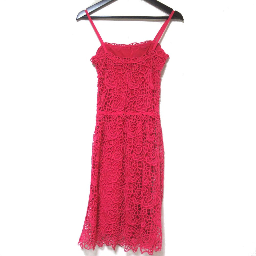 Christian Dior Embroidery Flower Lace Dress