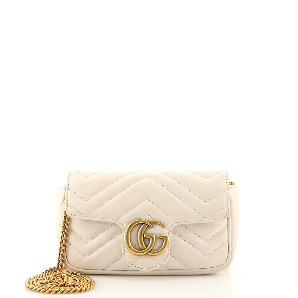 GG Marmont Flap Bag Matelasse Leather Super Mini