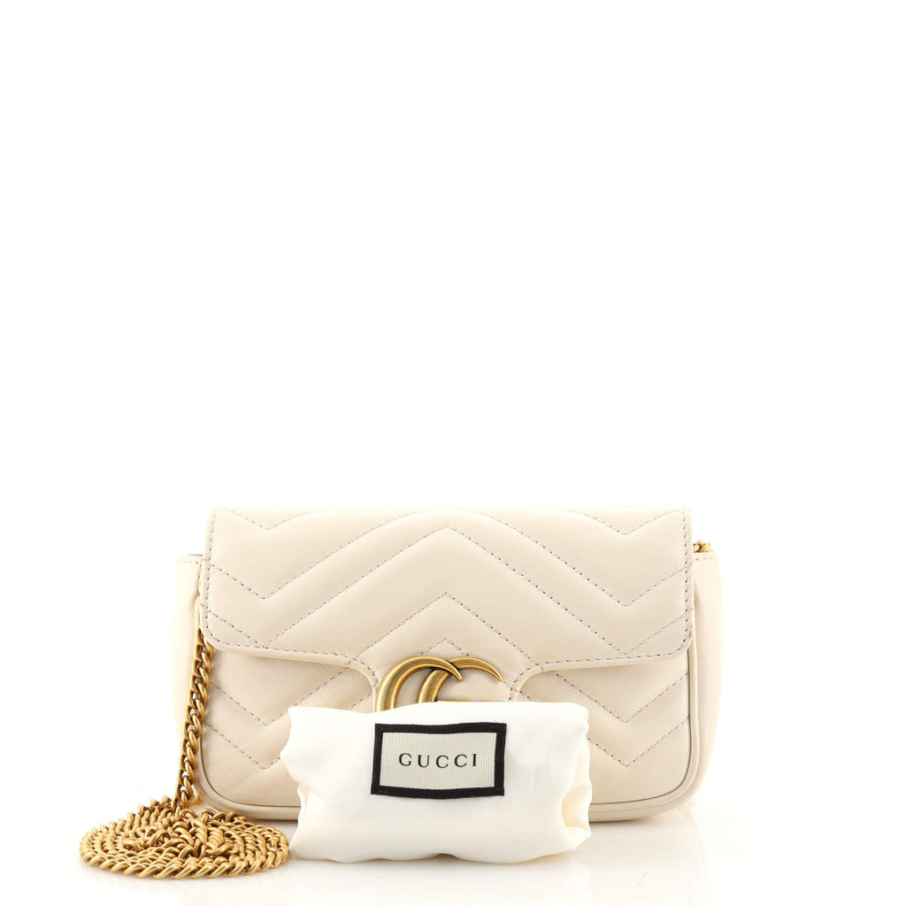 GG Marmont Flap Bag Matelasse Leather Super Mini
