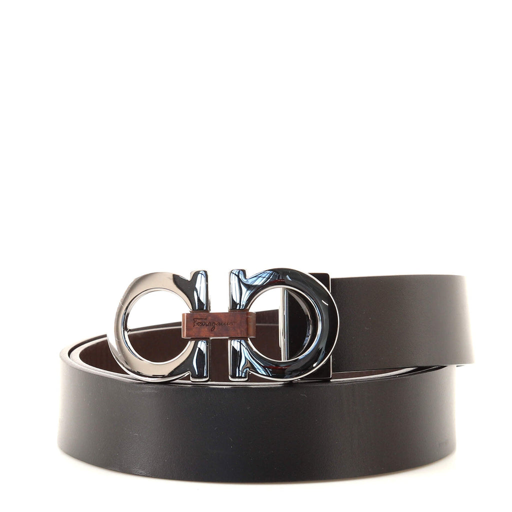 Gancini Reversible Belt Leather Medium 90