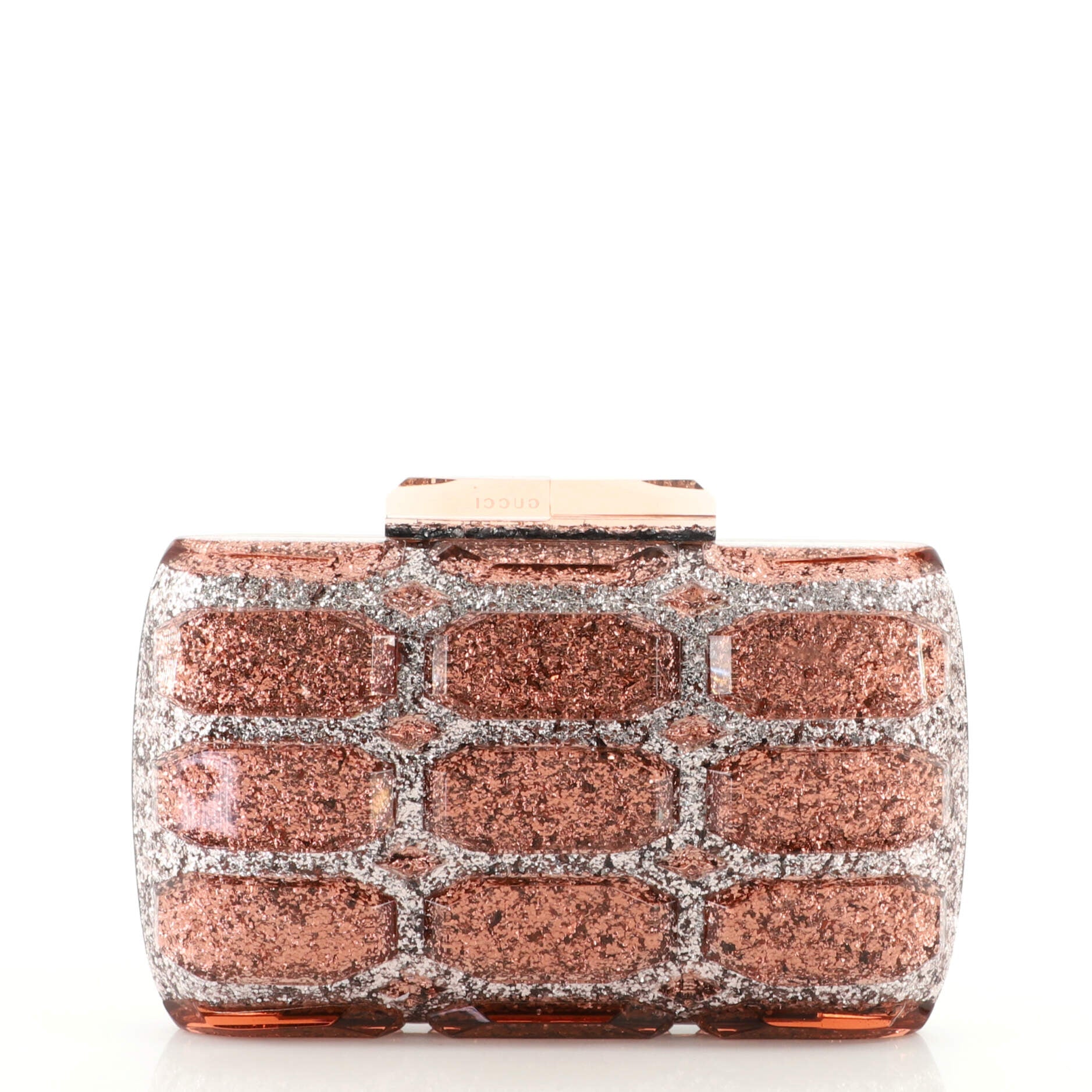 Aristographic Clutch Glitter Plexiglass