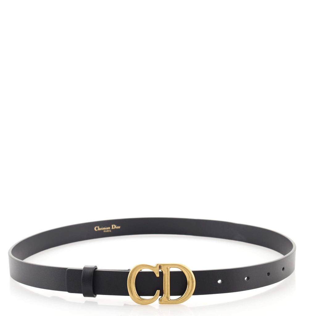 Saddle Belt Leather Thin 75