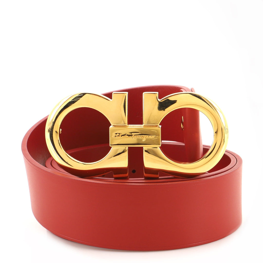 Gancini Belt Leather Wide 105