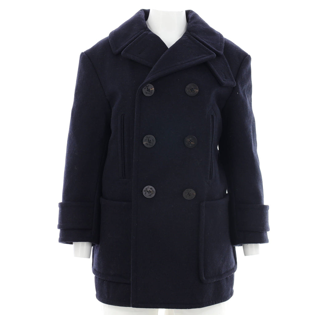 Women's Double Breasted Peacoat Wool