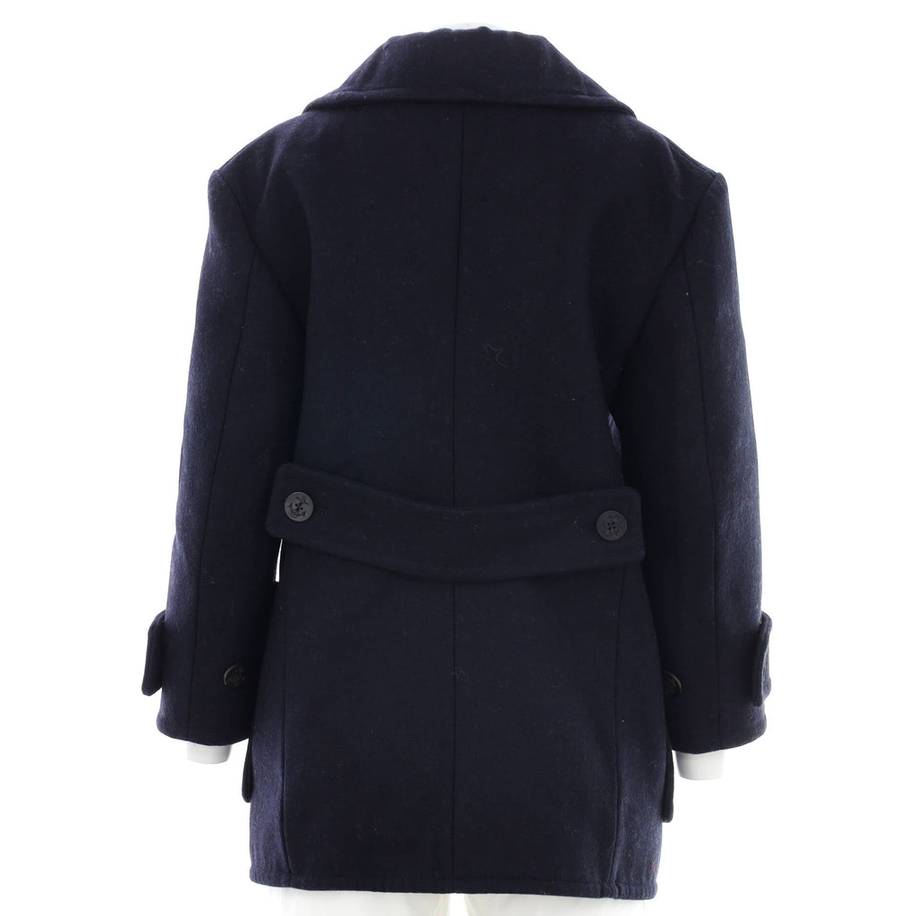 Women's Double Breasted Peacoat Wool