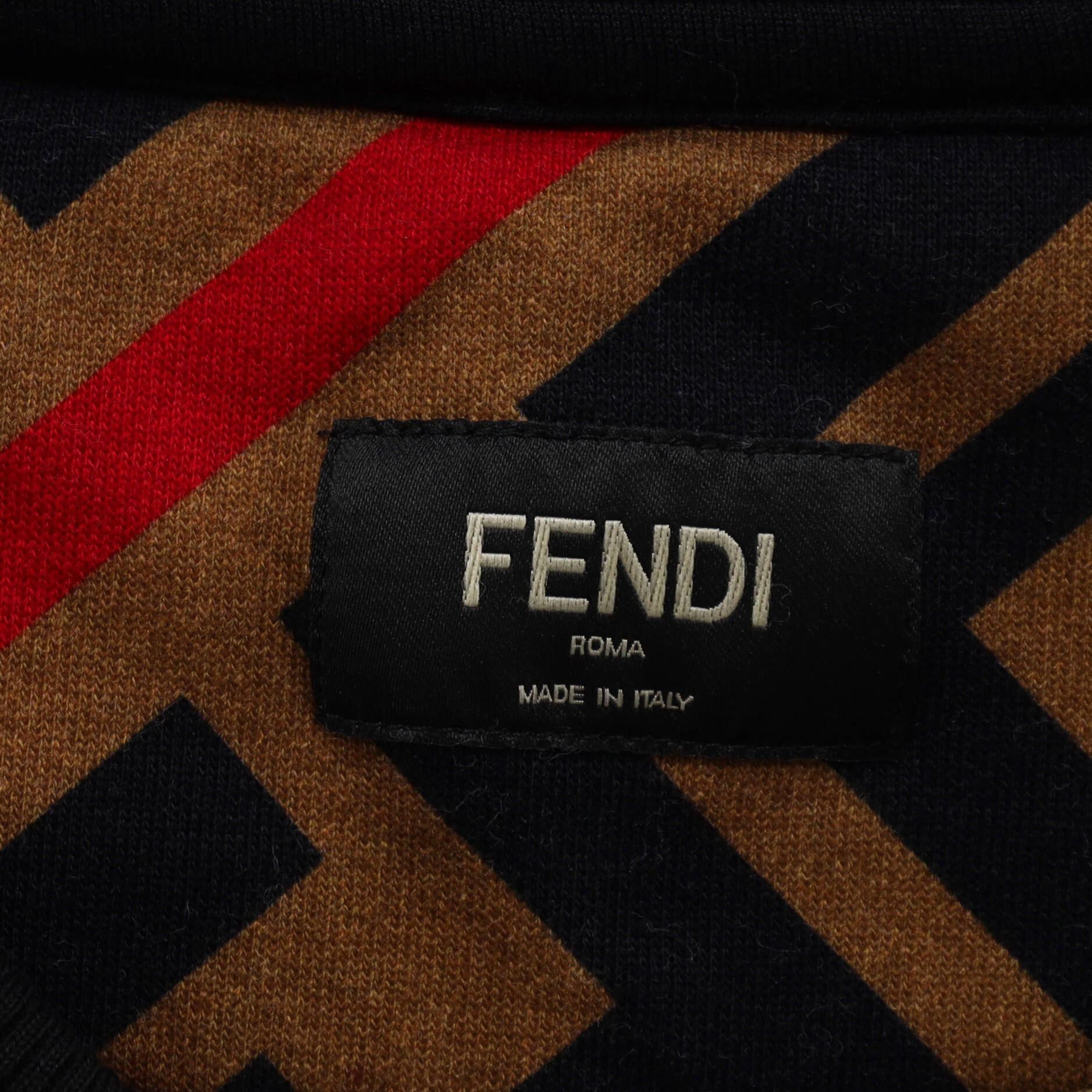 Men's Striped Crewneck Sweatshirt Zucca Cotton