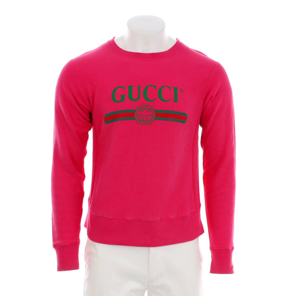 Men's Logo Crewneck Sweater Cotton