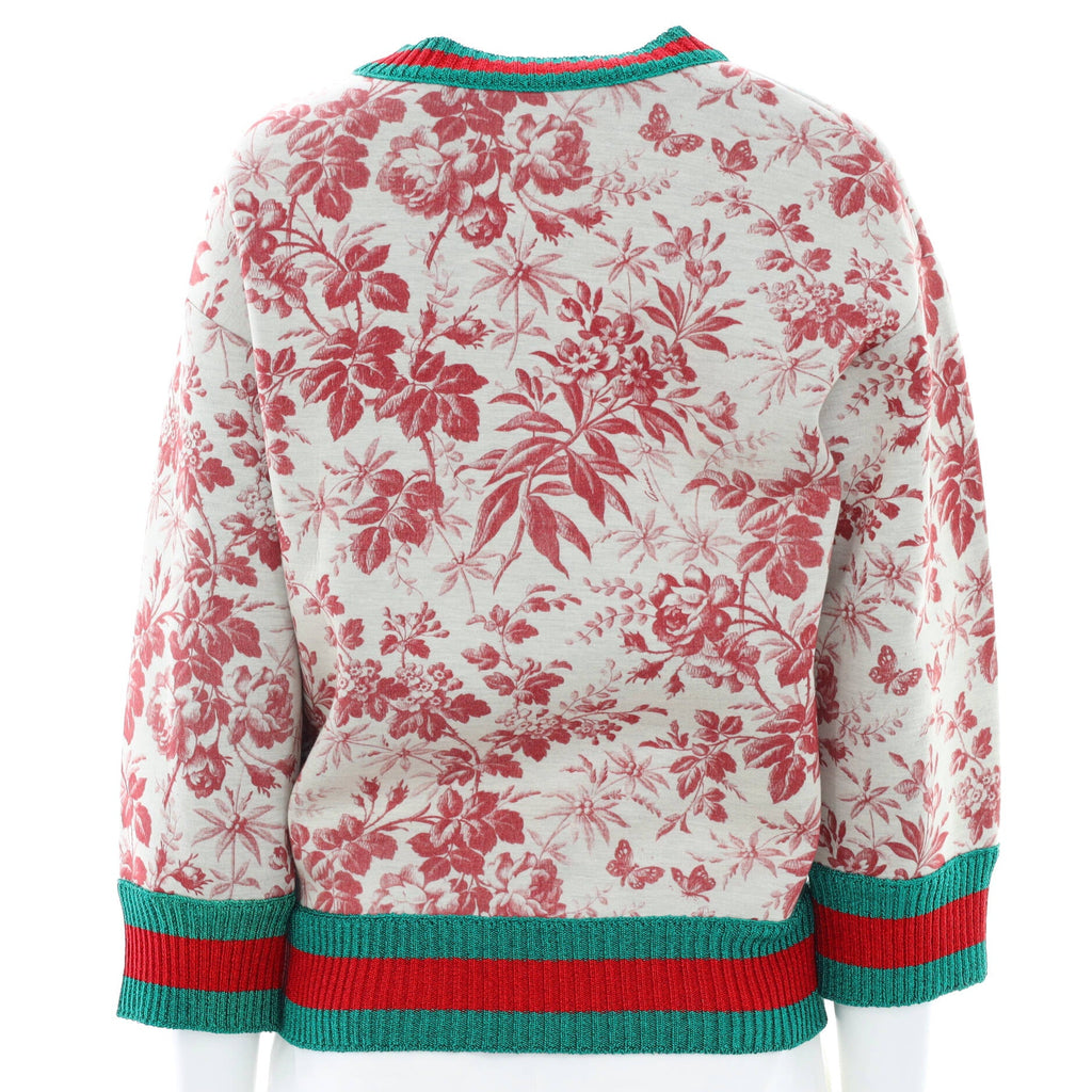 Women's Web Trim Crewneck Sweater Flora Modal Blend