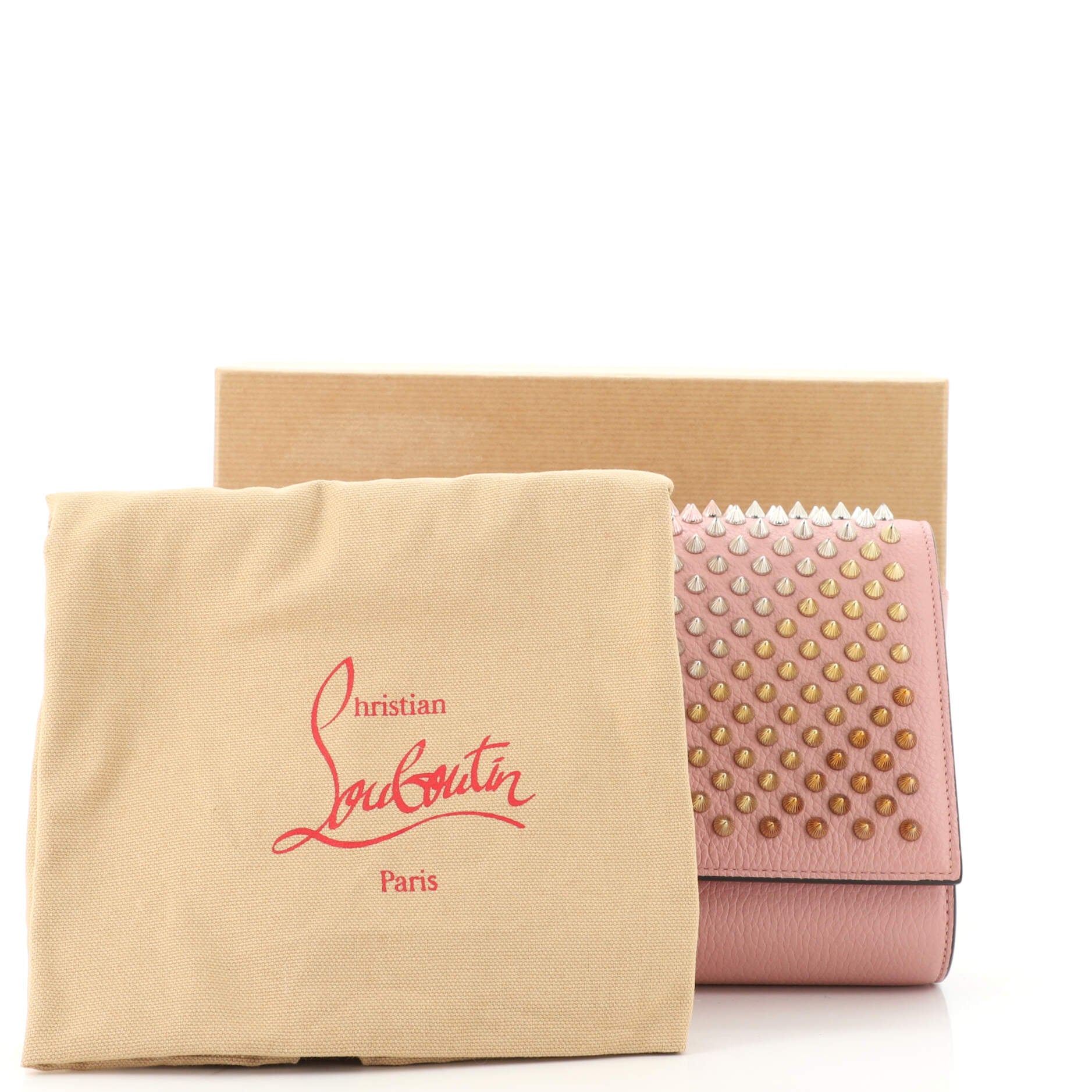 Paloma Clutch Spiked Leather