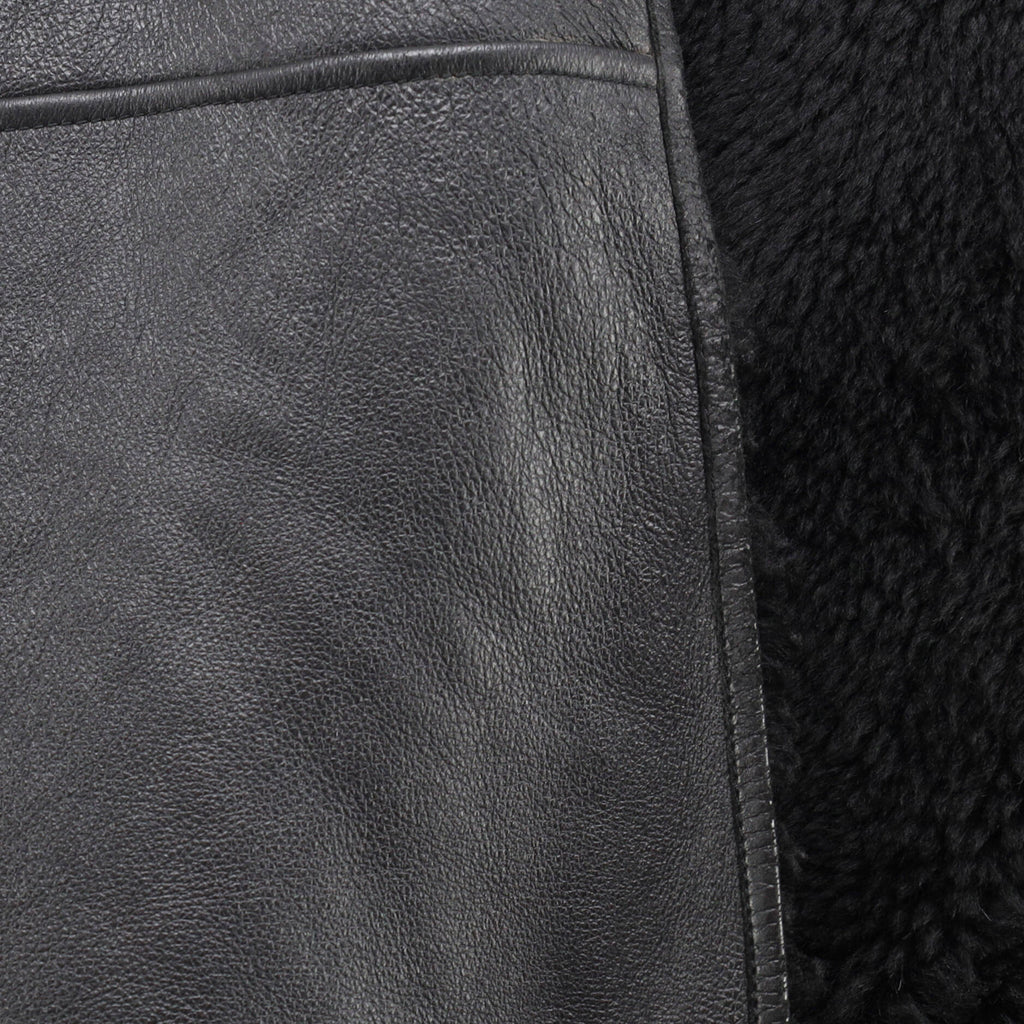 Women's Reversible Coat Leather and Shearling