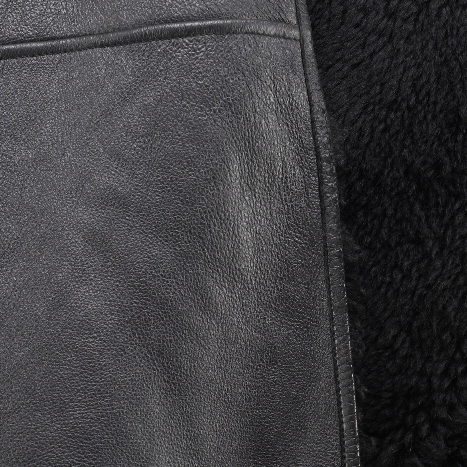 Women's Reversible Coat Leather and Shearling