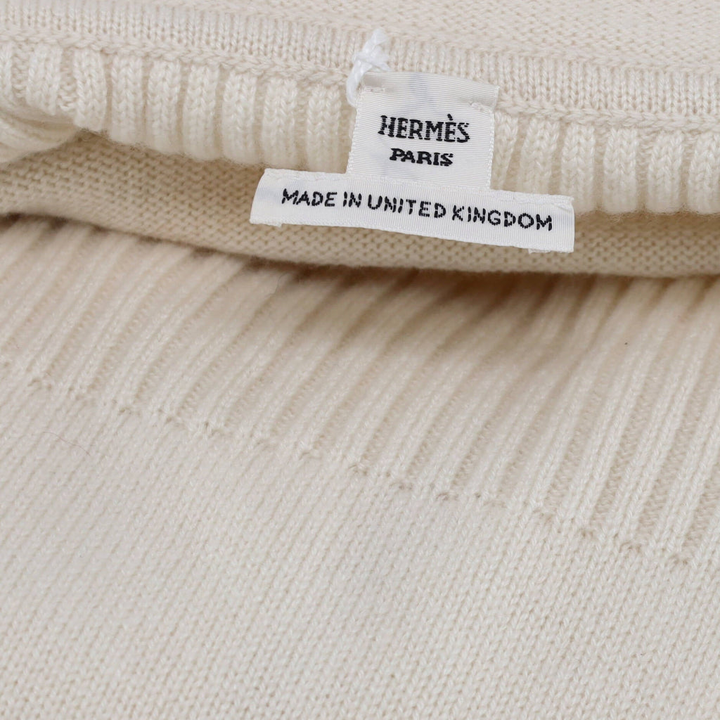 Women's H Short Sleeve Sweater Cashmere