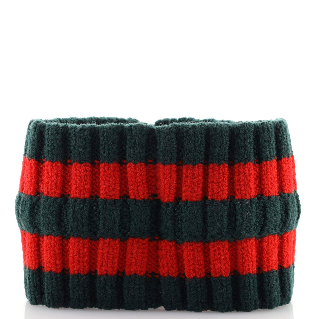 Web Headband Knit Wool Blend Medium
