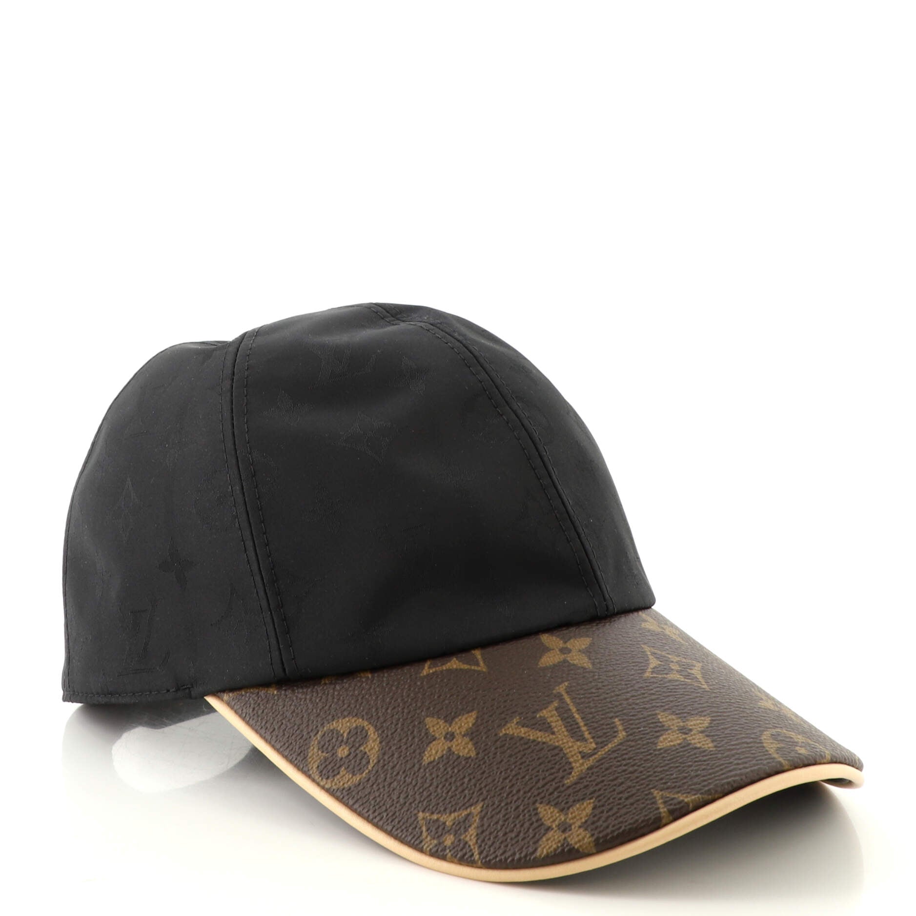 Cap Ou Pas Baseball Cap Monogram Silk and Polyester with Monogram Canvas Medium