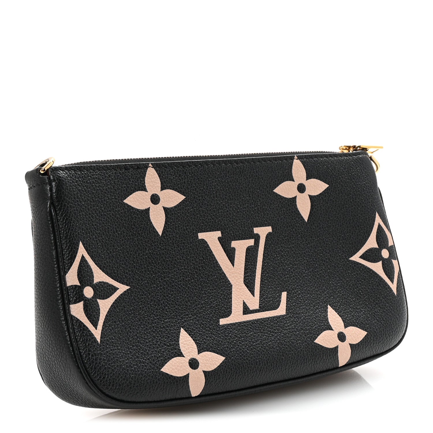 Empreinte Monogram Giant Multi Pochette Accessories Large Pochette Black Beige